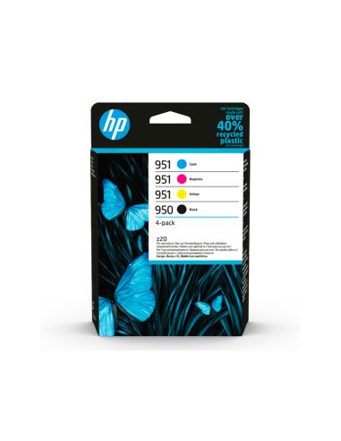 Ink-Jet Hp 6Zc65Ae 950/951 Officejet Pro Serie 8600/251Dw 276 Dw Multipack 4 Colores Negro/Amarillo/Cian/Magenta
