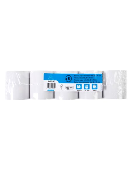 Rollo Sumadora Exacompta Termico 80 Mm X 80 Mm 44 G/M2