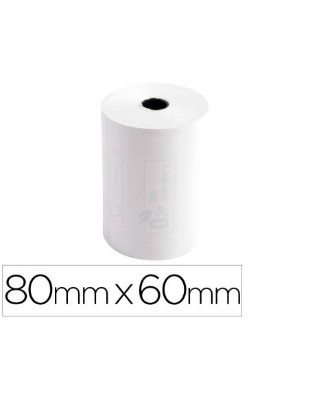 Rollo Sumadora Exacompta Termico 80 Mm X 60 Mm 48 G/M2