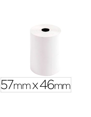 Rollo Sumadora Exacompta Safe Contact Termico 57 Mm X 46 Mm 55 G/M2