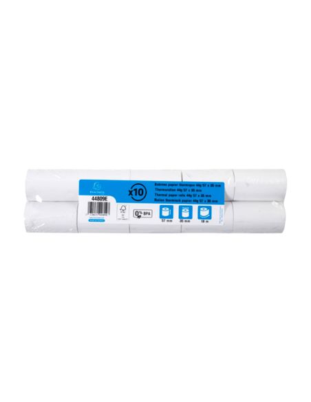 Rollo Sumadora Exacompta Safe Contact Termico 57 Mm X 35 Mm 44 G/M2