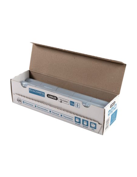 Rollo Sumadora Exacompta Safe Contact Termico 57 Mm X 30 Mm 52 G/M2
