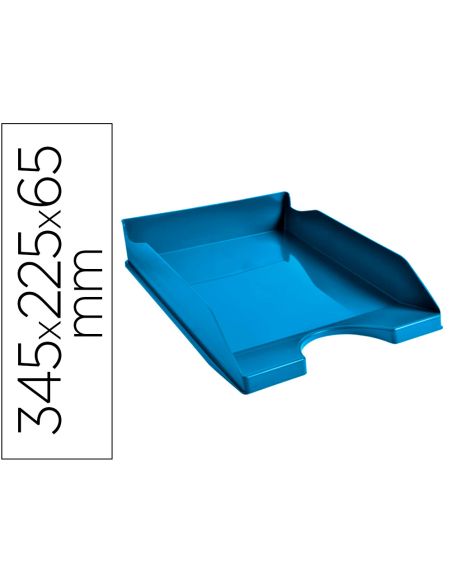 Bandeja Sobremesa Exacompta Clean Safe Azul 345X255X65 Mm