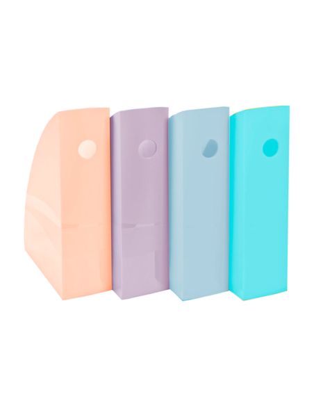 Revistero Exacompta Aquarel Mag-Cube Set De 4 Unidades Colores Pastel 266X328X305 Mm