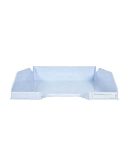Bandeja Sobremesa Exacompta Aquarel Combo Midi Azul Pastel 347X255X65 Mm