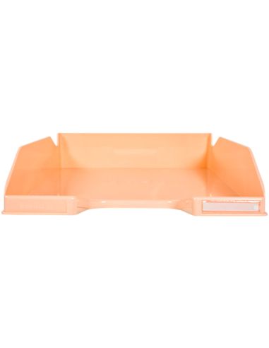 Bandeja Sobremesa Exacompta Aquarel Combo Midi Coral Pastel 347X255X65 Mm