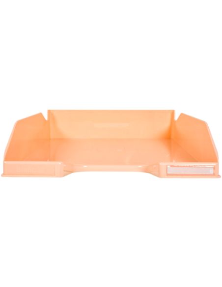 Bandeja Sobremesa Exacompta Aquarel Combo Midi Coral Pastel 347X255X65 Mm