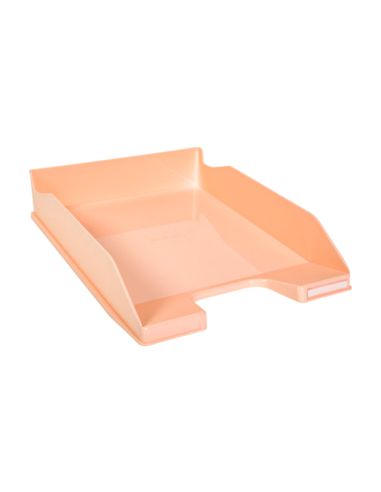 Bandeja Sobremesa Exacompta Aquarel Combo Midi Coral Pastel 347X255X65 Mm
