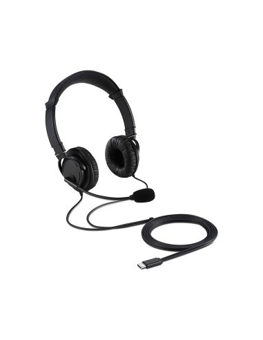Auricular Kensington Hi-Fi Con Microfono Usb-C Cable 180 Cm