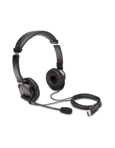 Auricular Kensington Hi-Fi Con Microfono Usb Cable 180 Cm