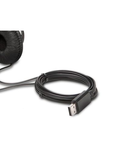 Auricular Kensington Hi-Fi Con Microfono Usb Cable 180 Cm