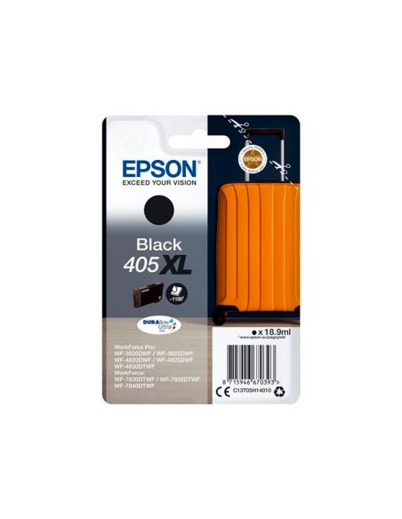 Ink-Jet Epson 405 Xl Wf-3820Dwf / Wf-4820Dwf / Wf-7830Dtwf / Wf-7840Dtwf Alta Capacidad Negro