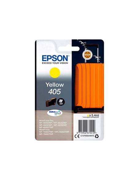 Ink-Jet Epson 405 Wf-3820Dwf / Wf-4820Dwf / Wf-7830Dtwf / Wf-7840Dtwf Amarillo
