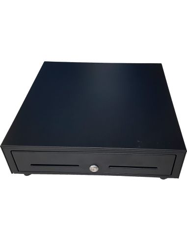 Cajon Portamonedas 8 Monederos 4 Billeteros Apertura Electrica Negro 410X415X110 Mm