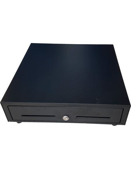 Cajon Portamonedas 8 Monederos 4 Billeteros Apertura Electrica Negro 410X415X110 Mm