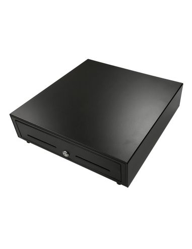 Cajon Portamonedas 8 Monederos 4 Billeteros Apertura Electrica Negro 410X415X110 Mm