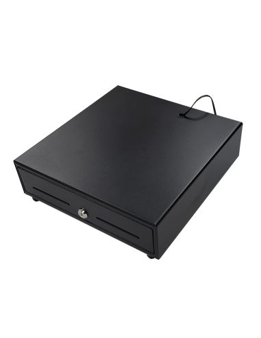 Cajon Portamonedas 8 Monederos 4 Billeteros Apertura Electrica Negro 330X335X105 Mm