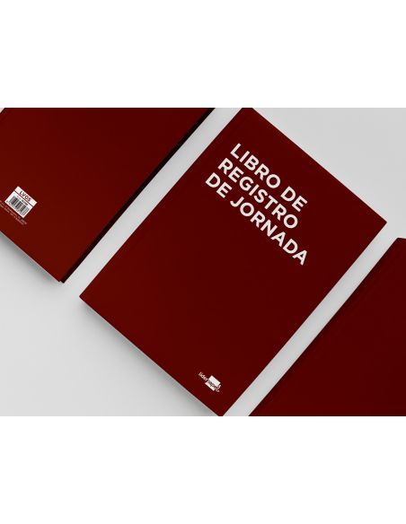 Libro Liderpapel Registro De Jornada Empleados A4 10 Empleados Mes Pagina Papel Blanco 90 G