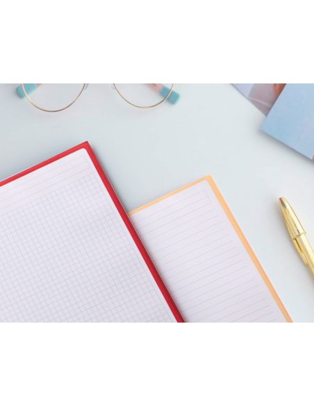 Cuaderno Espiral A4 Micro Antartik Tapa Forrada80H 90 Gr Horizontal 1 Banda 4 Taladros Color Peach