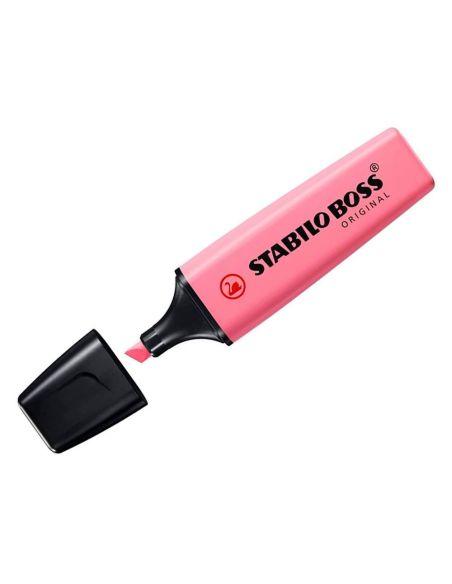 Rotulador  Pastel Fucsia Helado Stabilo Boss Fluorescente 70