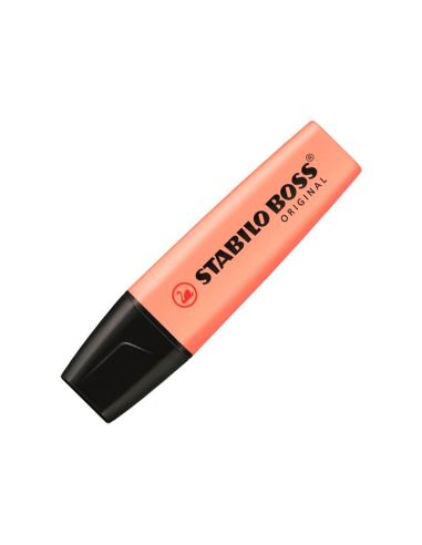 Rotulador Pastel Naranja Palido Stabilo Boss Fluorescente 70