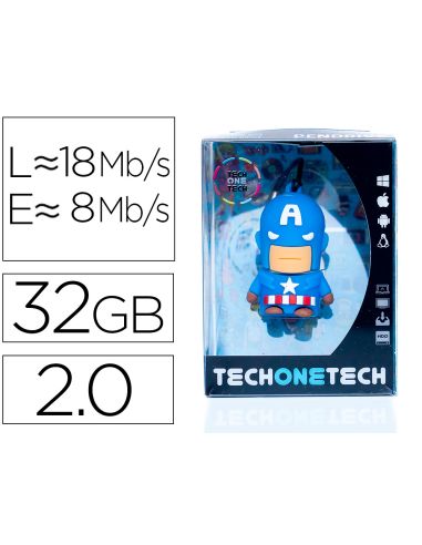 Memoria Usb Tech On Tech Super A 32 Gb