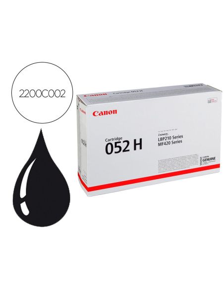 Toner Canon 052 H Isensys Lbp2 12 Dw / Mf421Dw Negro|Libreriasalesiana