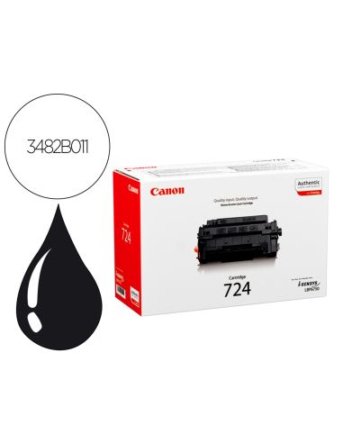 Toner Canon 724H Lbp6750 Lbp6780 Negro
