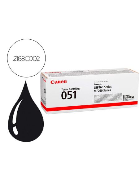 Toner Canon 051 1700P Isensys Lbp162 Negro|Libreriasalesiana