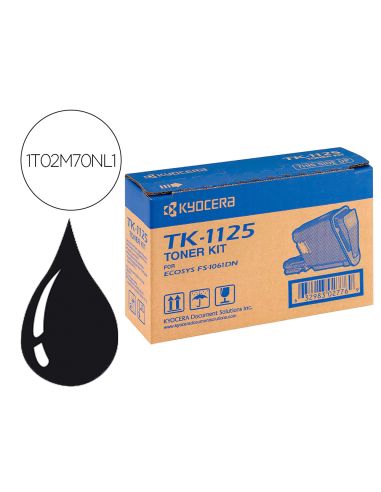 Toner Tk1125 Kyocera -Mita Fs-1061Dn / 1325Mfp Negro