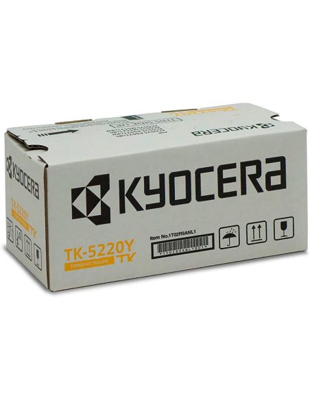 Toner Kyocera Mita Tk-5220Y Amarillo Ecosys M5521Cdw, Ecosys M5521Cdn 1200 Pag