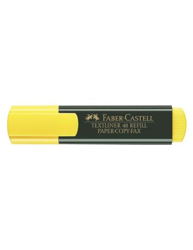 Rotulador Faber Castell Fluorescente Textliner 48 Amarillo Blister De 1 Unidad