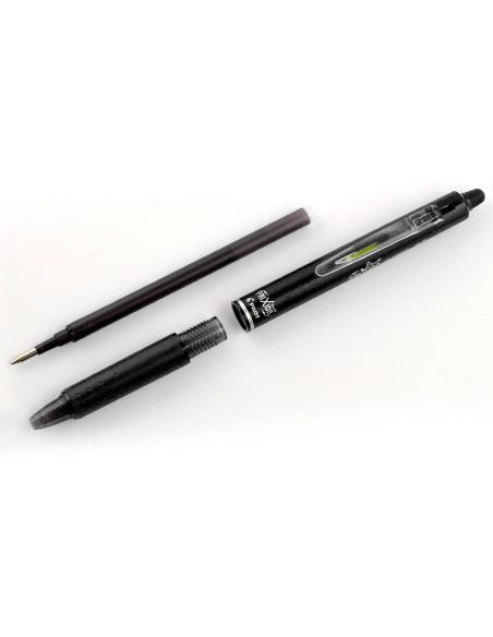 Boligrafo Pilot Frixion Clicker Borrable 0,7 Mm Punta Media Negro En Blister
