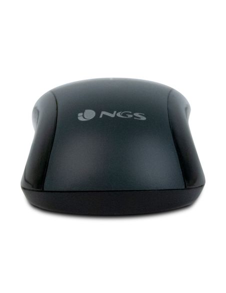 Raton Ngs Wired Mist Optico Con Cable 1000 Dpi Ambidiestros Usb Color Negro