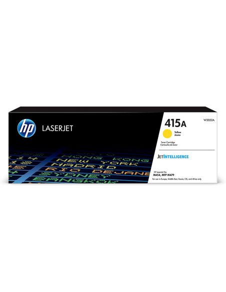 Toner Hp 415A Para Hp Color Laserjet Pro M454 Mfp M479 Amarillo 2100P