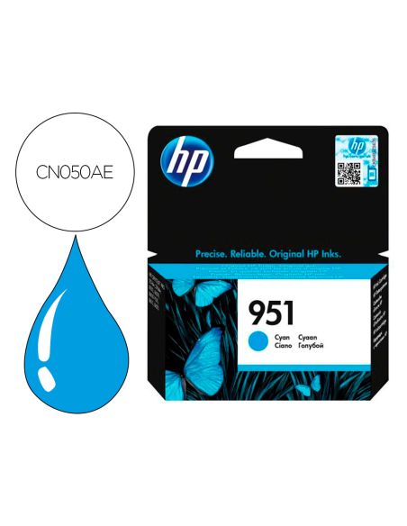 Ink-Jet Hp Inyeccion Cian N 951/Aprox. 700 P Ginas/A7F64A/1000 Paginas