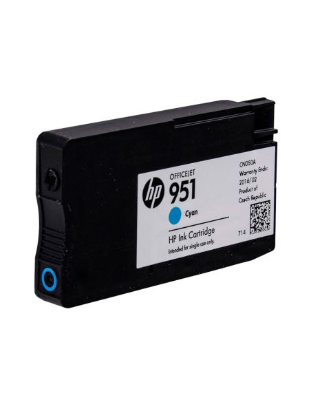 Ink-Jet Hp Inyeccion Cian N 951/Aprox. 700 P Ginas/A7F64A/1000 Paginas