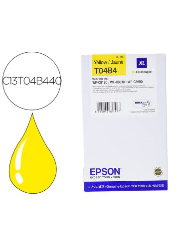 Ink-Jet Epson Wf-C81Xx / Wf-C86Xx Xl Amarillo