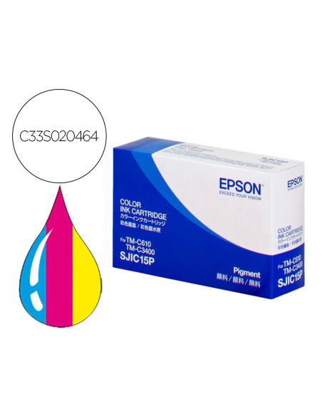 Ink-Jet Epson Tm-C 3400 (Sjic15P) Cmy