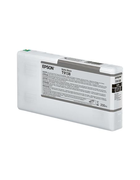 Ink-Jet Epson T9138 Matte Negro Ink 200Ml