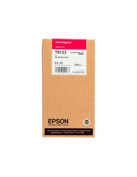 Ink-Jet Epson T9133 Vivid Magenta Ink 200Ml
