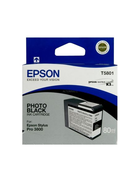 Ink-Jet Epson Stylus Pro-3800/3880 Negro Photo (80Ml)