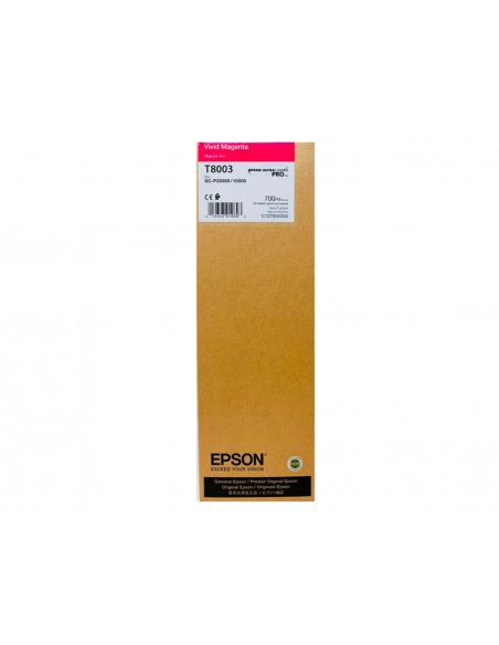 Ink-Jet Epson Singlepack Vivid Magenta T800300 Ultrachrome Pro 700Ml