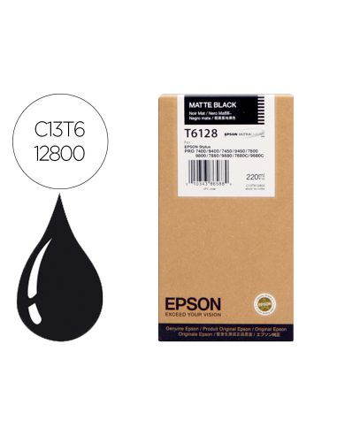 Ink-Jet Epson Gf Stylus Photo 7450/9450/ 7400/9400/7880/ 9880/7800/9800 Negro Mate Alta Capacidad</