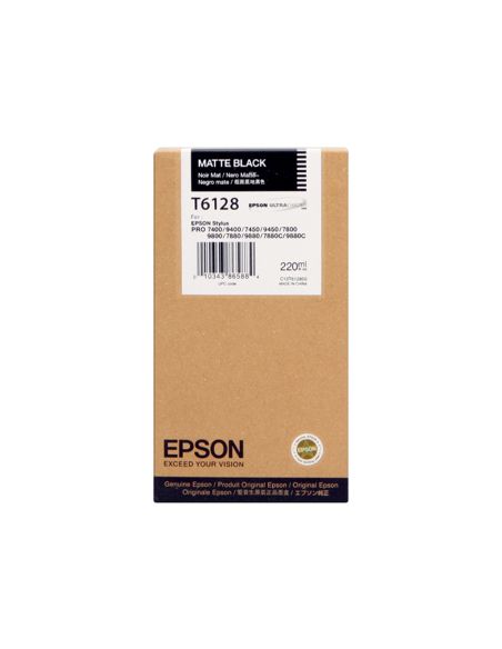 Ink-Jet Epson Gf Stylus Photo 7450/9450/ 7400/9400/7880/ 9880/7800/9800 Negro Mate Alta Capacidad</