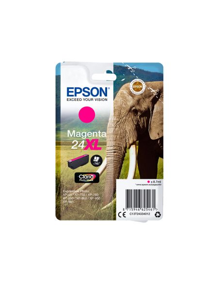 Ink-Jet Epson Claria Photo Hd Ink Magenta 24Xl
