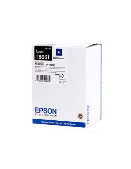 Ink-Jet Epson T8661 Negro Xl Wf-M5190Dw/M5690Dwf