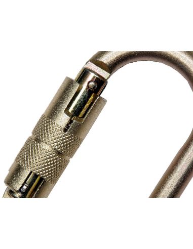 Mosqueton Faru Acero Galvanizado Automatico Virola 18 Mm Resistencia 25 Kn