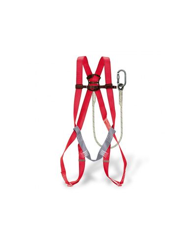 Conjunto Anticaidas Faru Arnes P01 + Cuerda C170 + 2 Mosquetones Virola + Bolsa Porta Arnes