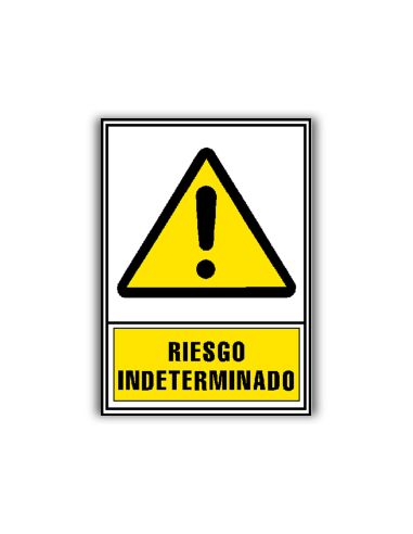 Pictograma Archivo 2000 Riesgo Indeterminado Pvc Amarillo Luminiscente 210X297 Mm